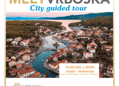 Free guided tour of Vrboska on June 24, 2026, at 20:00h
