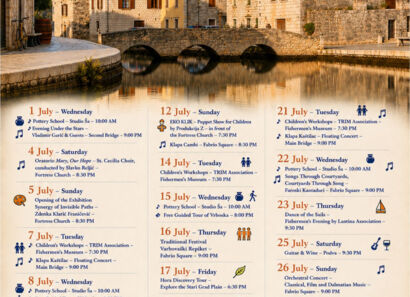 SUMMER EVENTS IN VRBOSKA - JULY